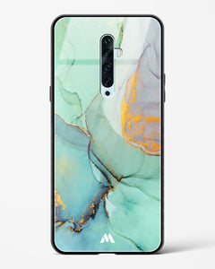 Green Shale Marble Glass Case Phone Cover (Oppo)