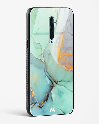 Green Shale Marble Glass Case Phone Cover (Oppo)