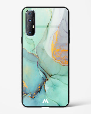 Green Shale Marble Glass Case Phone Cover (Oppo)