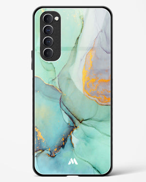 Green Shale Marble Glass Case Phone Cover (Oppo)