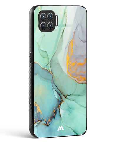 Green Shale Marble Glass Case Phone Cover (Oppo)