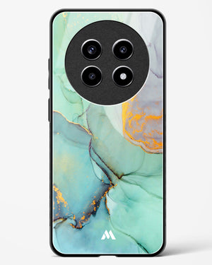 Green Shale Marble Glass Case Phone Cover (Realme)