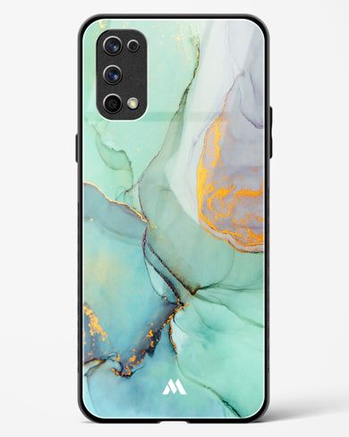 Green Shale Marble Glass Case Phone Cover (Realme)