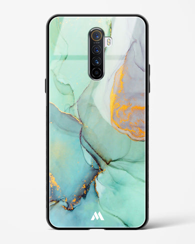 Green Shale Marble Glass Case Phone Cover (Realme)