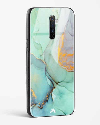 Green Shale Marble Glass Case Phone Cover (Realme)