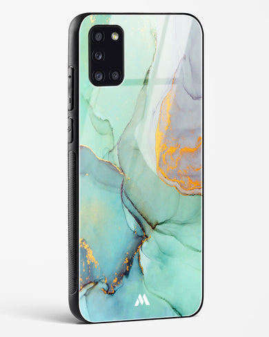 Green Shale Marble Glass Case Phone Cover (Samsung)