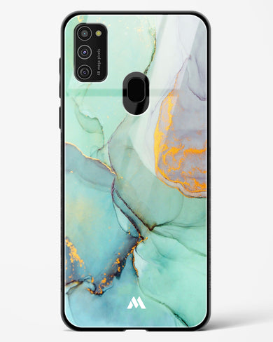 Green Shale Marble Glass Case Phone Cover (Samsung)