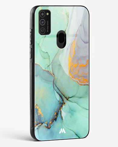 Green Shale Marble Glass Case Phone Cover (Samsung)