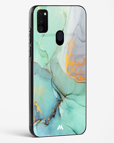 Green Shale Marble Glass Case Phone Cover (Samsung)