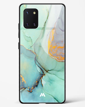 Green Shale Marble Glass Case Phone Cover-(Samsung)