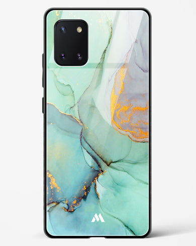 Green Shale Marble Glass Case Phone Cover-(Samsung)