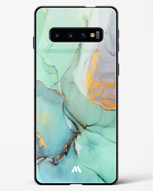 Green Shale Marble Glass Case Phone Cover (Samsung)