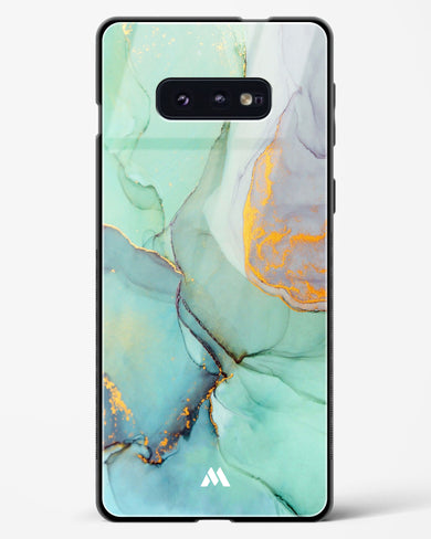 Green Shale Marble Glass Case Phone Cover (Samsung)