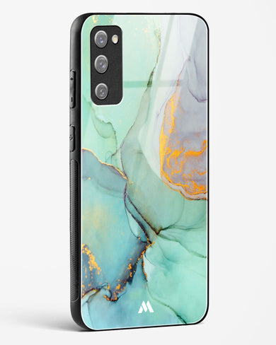 Green Shale Marble Glass Case Phone Cover (Samsung)