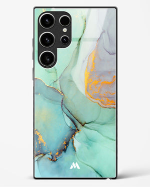 Green Shale Marble Glass Case Phone Cover (Samsung)