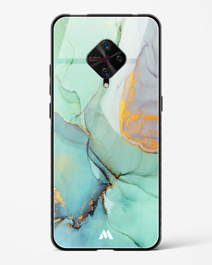 Green Shale Marble Glass Case Phone Cover (Vivo)