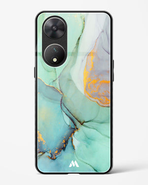 Green Shale Marble Glass Case Phone Cover (Vivo)