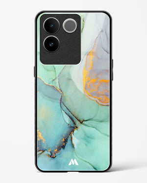 Green Shale Marble Glass Case Phone Cover (Vivo)