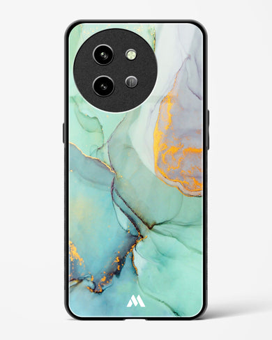 Green Shale Marble Glass Case Phone Cover (Vivo)