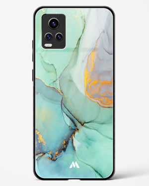 Green Shale Marble Glass Case Phone Cover (Vivo)