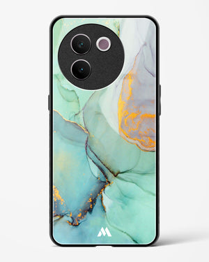 Green Shale Marble Glass Case Phone Cover (Vivo)