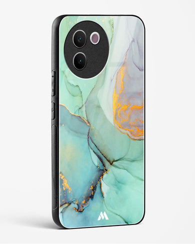 Green Shale Marble Glass Case Phone Cover (Vivo)