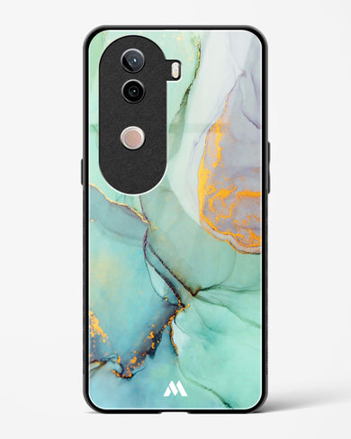 Green Shale Marble Glass Case Phone Cover (Vivo)
