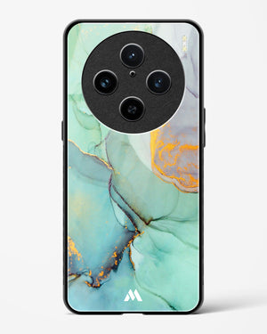 Green Shale Marble Glass Case Phone Cover (Vivo)