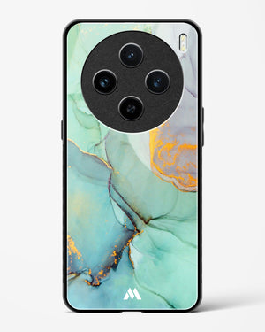 Green Shale Marble Glass Case Phone Cover (Vivo)
