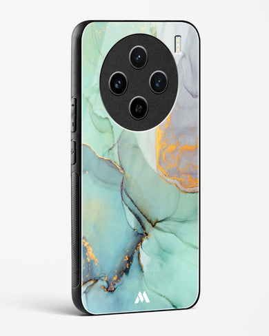Green Shale Marble Glass Case Phone Cover (Vivo)