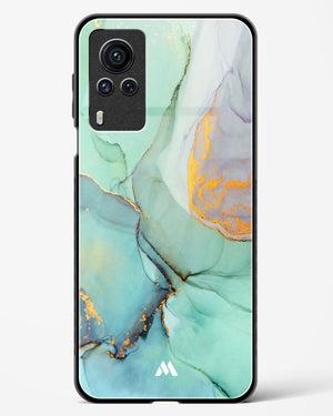 Green Shale Marble Glass Case Phone Cover (Vivo)