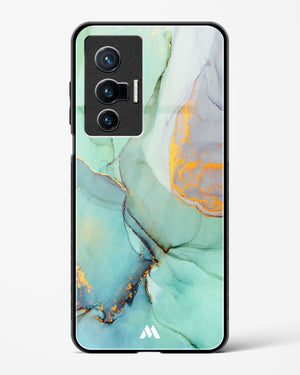 Green Shale Marble Glass Case Phone Cover (Vivo)