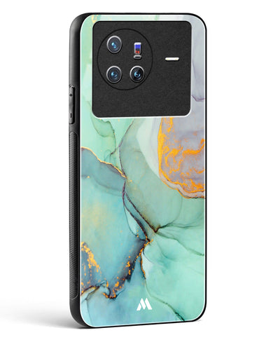 Green Shale Marble Glass Case Phone Cover (Vivo)