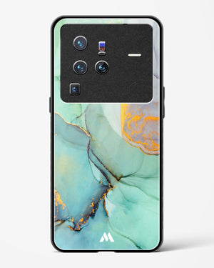 Green Shale Marble Glass Case Phone Cover (Vivo)
