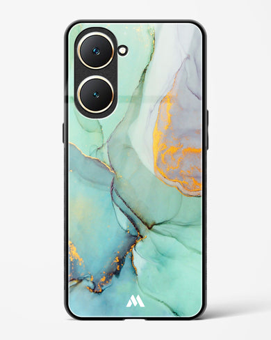 Green Shale Marble Glass Case Phone Cover (Vivo)
