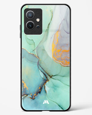 Green Shale Marble Glass Case Phone Cover (Vivo)