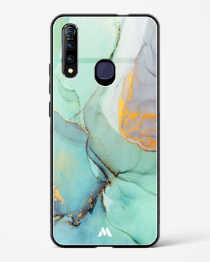 Green Shale Marble Glass Case Phone Cover (Vivo)