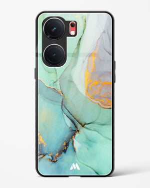 Green Shale Marble Glass Case Phone Cover (Vivo)