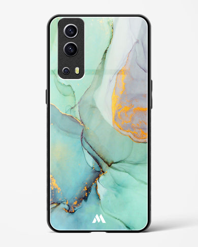 Green Shale Marble Glass Case Phone Cover (Vivo)