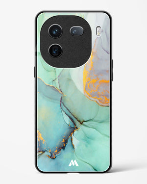 Green Shale Marble Glass Case Phone Cover (Vivo)