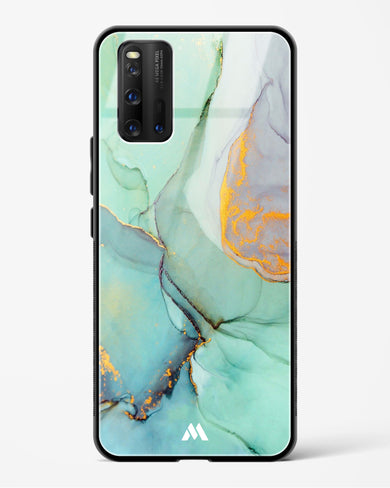 Green Shale Marble Glass Case Phone Cover (Vivo)