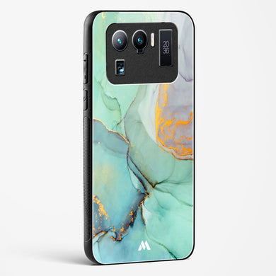 Green Shale Marble Glass Case Phone Cover (Xiaomi)