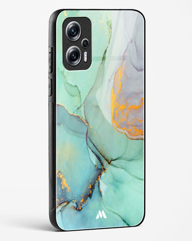 Green Shale Marble Glass Case Phone Cover (Xiaomi)