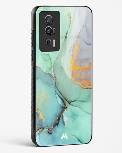 Green Shale Marble Glass Case Phone Cover (Xiaomi)
