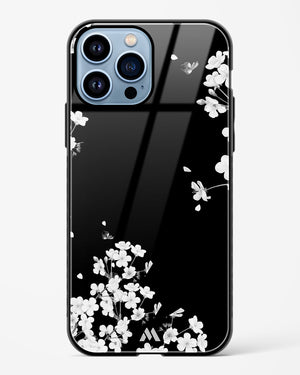 Dahlias at Midnight Glass Case Phone Cover (Apple)