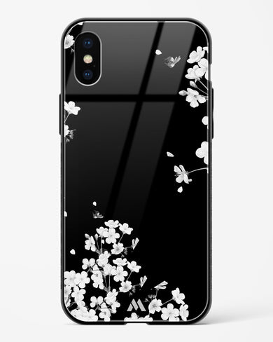 Dahlias at Midnight Glass Case Phone Cover (Apple)