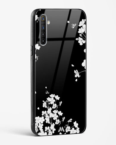 Dahlias at Midnight Glass Case Phone Cover (Realme)