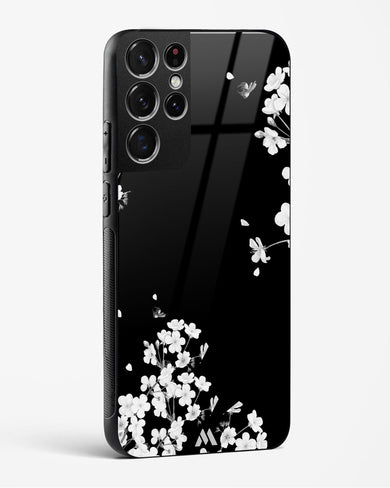 Dahlias at Midnight Glass Case Phone Cover (Samsung)