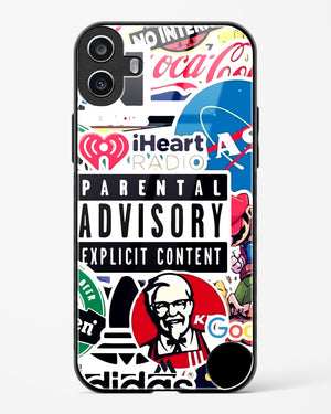 Brand Overload Glass Case Phone Cover (Nothing)