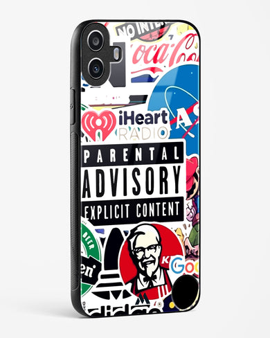 Brand Overload Glass Case Phone Cover (Nothing)